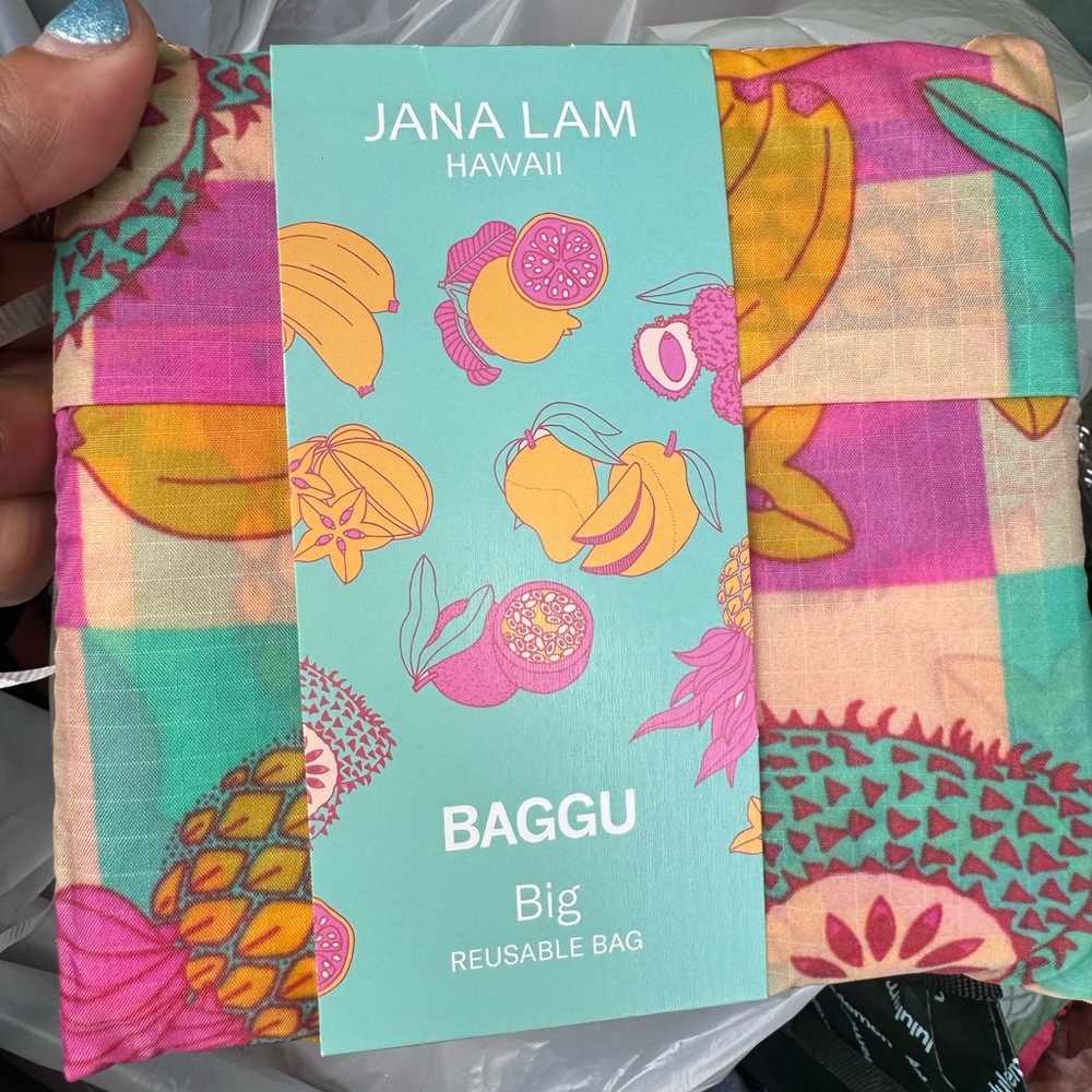 NWT Big Baggu Bag X Jana Lam Hawaii